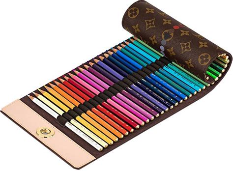 louis vuitton colored pencil pouch|Louis Vuitton desk agenda.